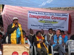 tawal micro hydro inauguration ceremony