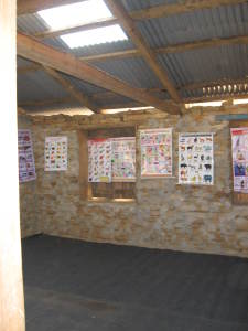 Inside the recently buiilt Grade 1 classroom